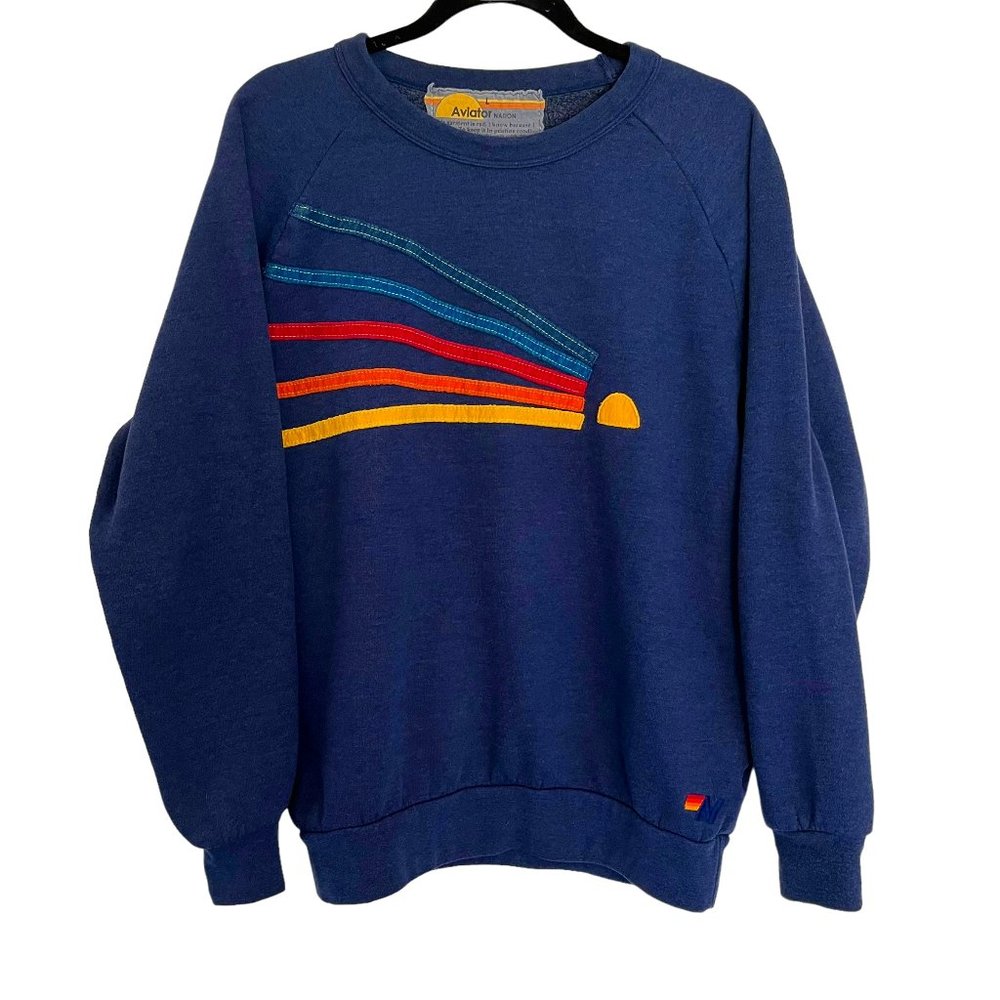 AVIATOR NATION DAYDREAM SWEATSHIRT - NAVY - SIZE L